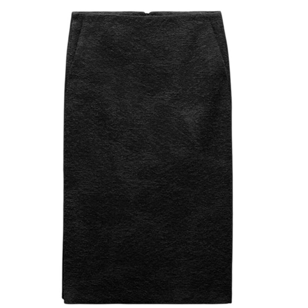 ZARA 2024 Z/W LE 0044/835 STRAIGHT CUT SLITS SKIRT XS 0 2